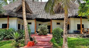 Pongwe Beach Resort beachfront dining