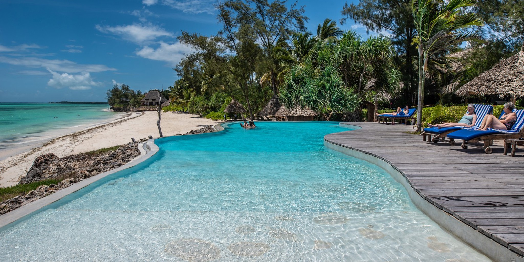 Pongwe Beach Resort oceanfront view