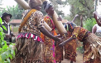 Coffee beans roasting during Chagga cultural experience