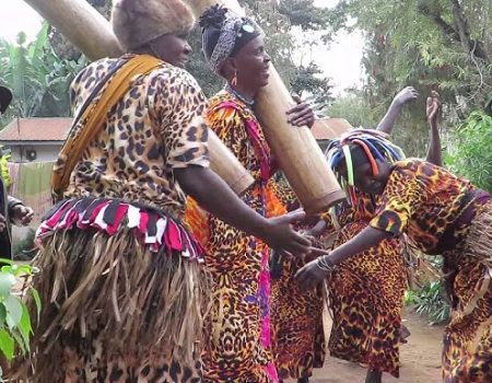 Coffee beans roasting during Chagga cultural experience