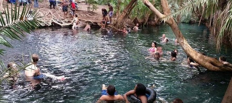 chemka-hot-spring Tourists swimming at Chemka Hot Springs